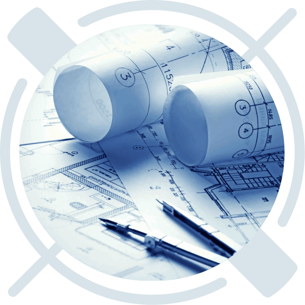Image of blueprints.
